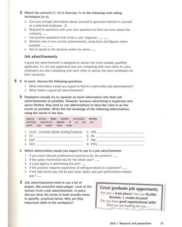 Cambridge English for Job-hunting. Student's Book with 2 Audio CDs