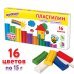 Пластилин мягкий Веселый шмель, 16 цветов, со стеком