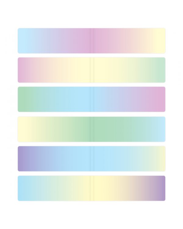 Закладки для книг Gradient, 12 штук