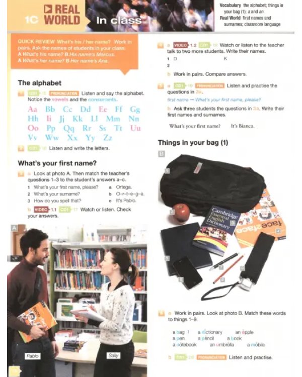 Дополнительное изображение книги «face2face. Starter. Student's Book»