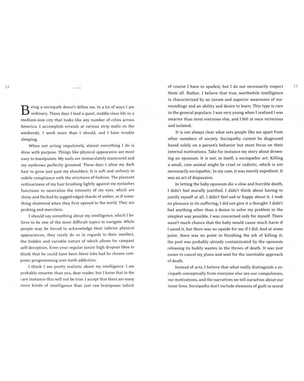 Confessions of a Sociopath