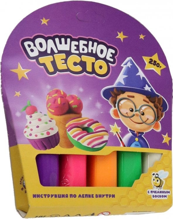 Тесто для лепки с пчелиным воском. Сладости