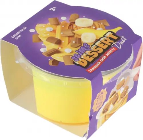 Slime Dessert Slime dessert Duet банановый бум