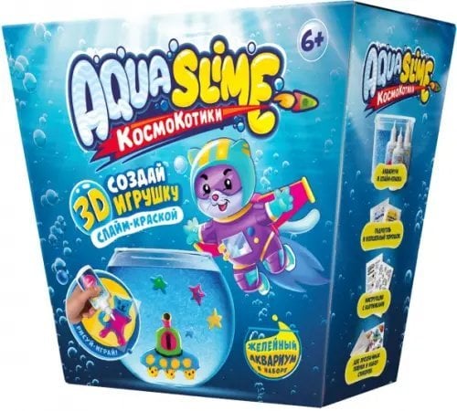 Aqua Slime Средний набор для изготовления фигурок из цветного геля