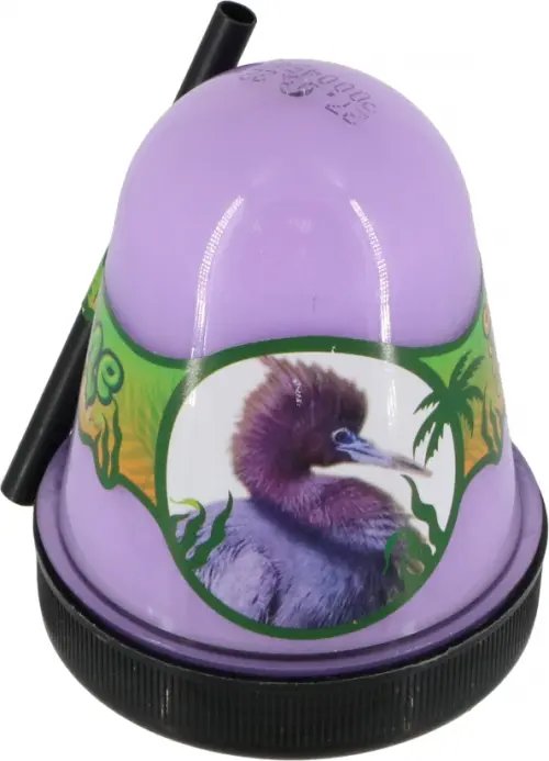 Jungle Slime Слайм с розовыми пенопластовыми шариками Цапля