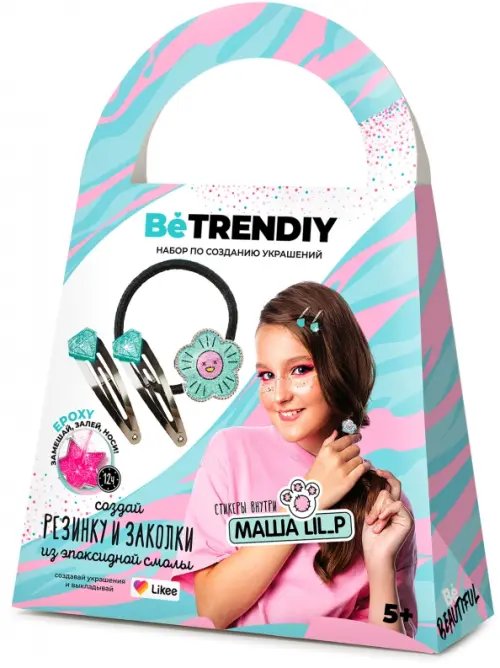 Украшения BeTrenDIY Набор Резинка и заколки by Masha LIL P