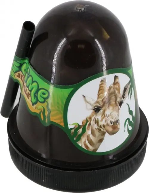 Слайм с коричневыми кирпичиками Жираф