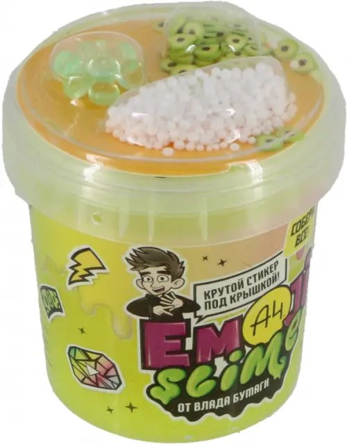 Emoji-slime желтый, Влад А4