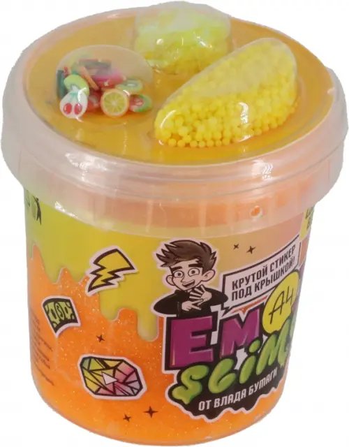 Slime Влад А4 Emoji-slime оранжевый, Влад А4