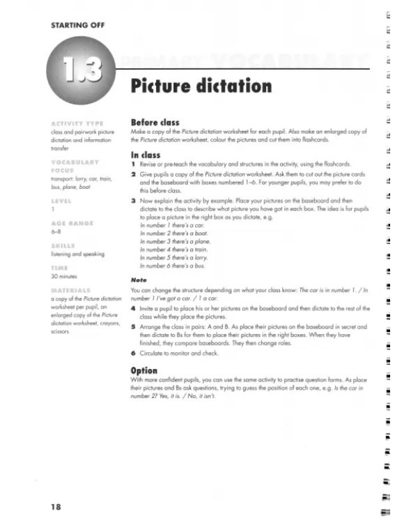 Primary Vocabulary Box. Word Games and Activities for Younger Learners