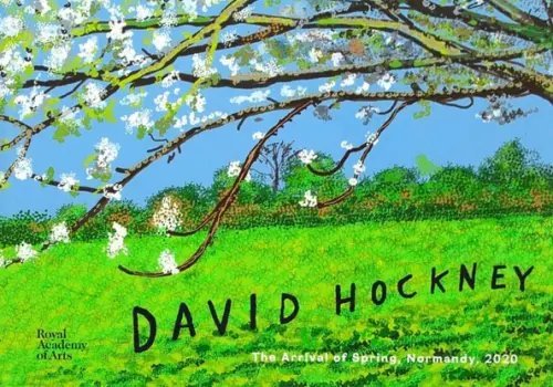 David Hockney. The Arrival of Spring, Normandy, 2020