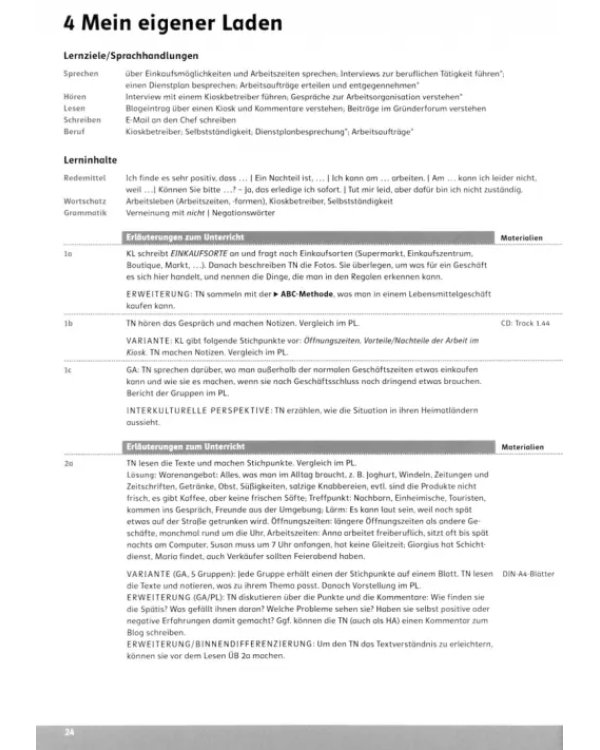Дополнительное изображение книги «Linie 1 B1+-B2. Deutsch in Alltag und Beruf. Lehrerhandbuch mit 4 Audio-CDs und DVD-Video»
