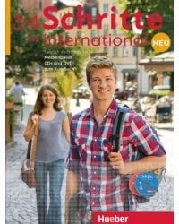 Schritte international Neu 3+4. Medienpaket, 6 Audio-CDs und 1 DVD zum Kursbuch