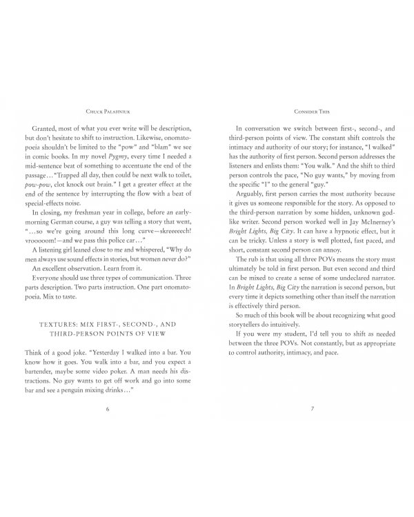 Consider This. Moments in My Writing Life after Which Everything Was Different