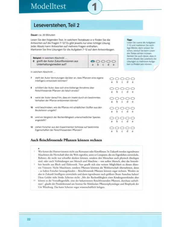 Mit Erfolg zu telc C1 Hochschule. Testbuch
