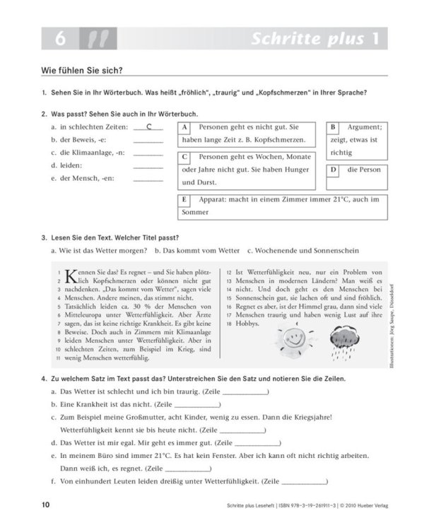 Schritte plus. Leseheft. Deutsch als Fremdsprache