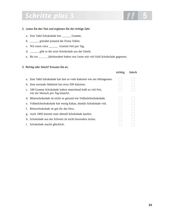 Schritte plus. Leseheft. Deutsch als Fremdsprache