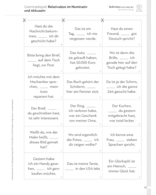 Schritte plus Neu 5+6. Spielesammlung. Deutsch als Zweitsprache
