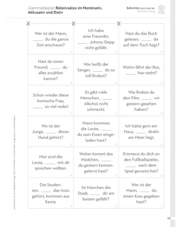 Schritte plus Neu 5+6. Spielesammlung. Deutsch als Zweitsprache