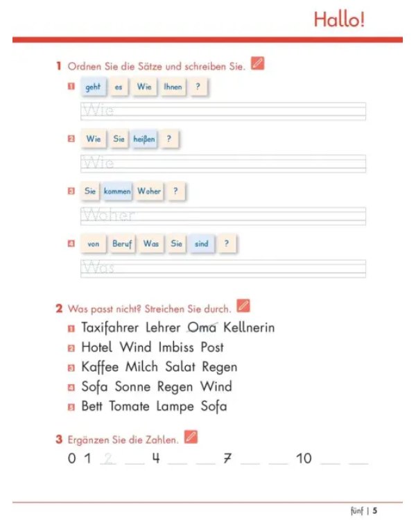 Schritte plus Alpha Neu 2. Trainingsbuch. Deutsch im Alpha-Kurs. Deutsch als Zweitsprache