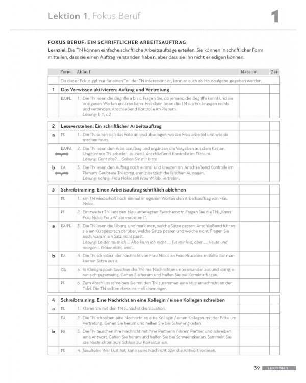 Schritte plus Neu 3. Lehrerhandbuch. Deutsch als Zweitsprache