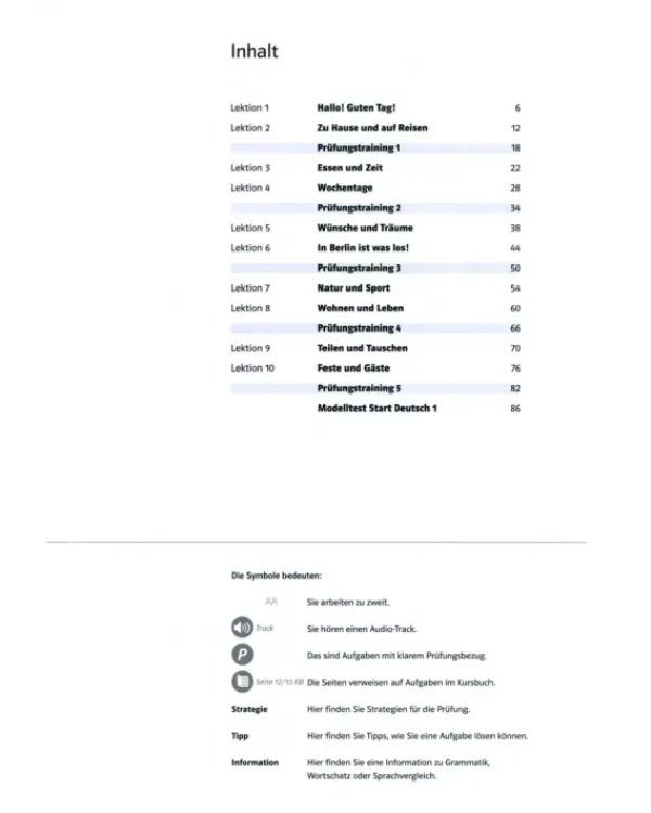 Дополнительное изображение книги «DaF leicht A1. Prüfungstrainer mit Audios»