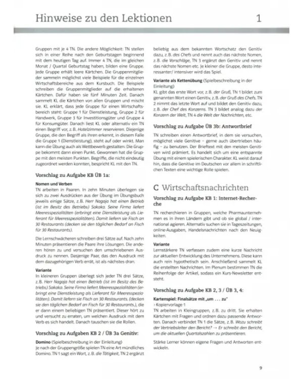 DaF im Unternehmen B1. Lehrerhandbuch