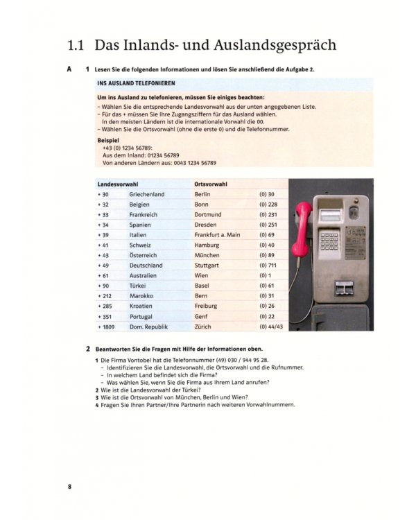 Deutsch für das Berufsleben B1. Deutsch als Fremdsprache für Erwachsene. Kursbuch mit 2 Audio-CDs