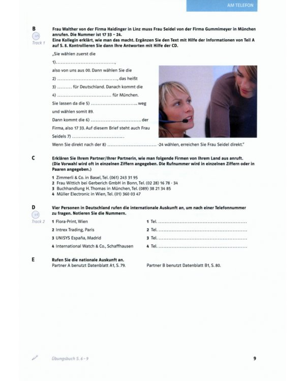 Deutsch für das Berufsleben B1. Deutsch als Fremdsprache für Erwachsene. Kursbuch mit 2 Audio-CDs