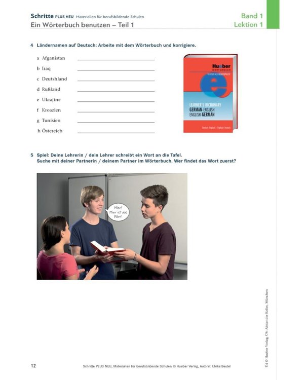 Schritte plus Neu 1+2. Materialien für berufsbildende Schulen – Kopiervorlagen