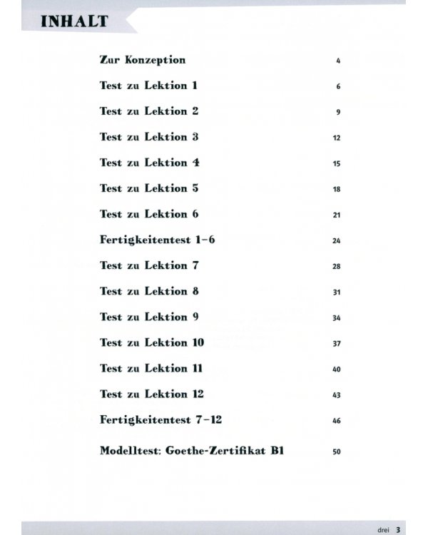 Die Deutschprofis B1. Testheft mit Audios
