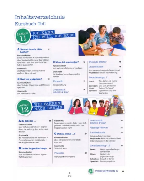 Deutsch echt einfach A2.1. Deutsch für Jugendliche. Kurs- und Übungsbuch mit Audios und Videos