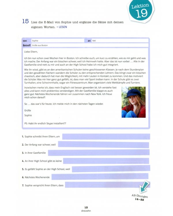 Deutsch echt einfach B1. Deutsch für Jugendliche. Kursbuch mit Audios und Videos