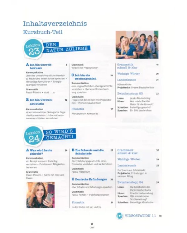 Deutsch echt einfach B1.2. Deutsch für Jugendliche. Kurs- und Übungsbuch mit Audios und Videos