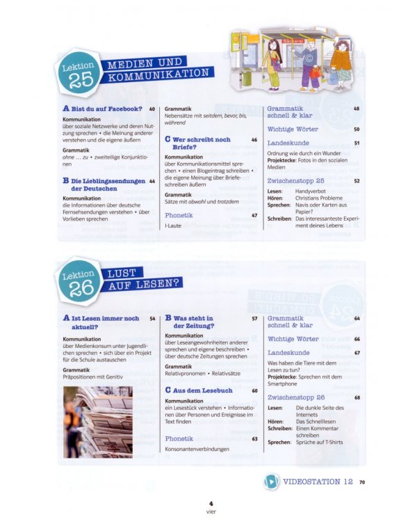Deutsch echt einfach B1.2. Deutsch für Jugendliche. Kurs- und Übungsbuch mit Audios und Videos