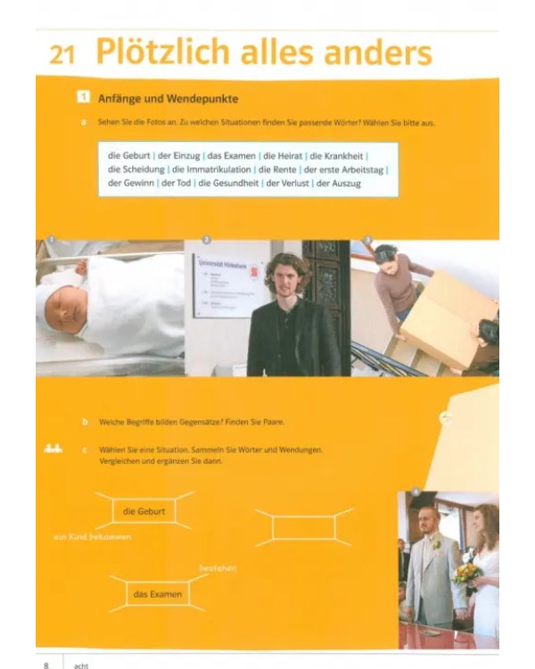 Aussichten. B1.1. Kurs- und Arbeitsbuch mit 2 Audio-CDs und DVD