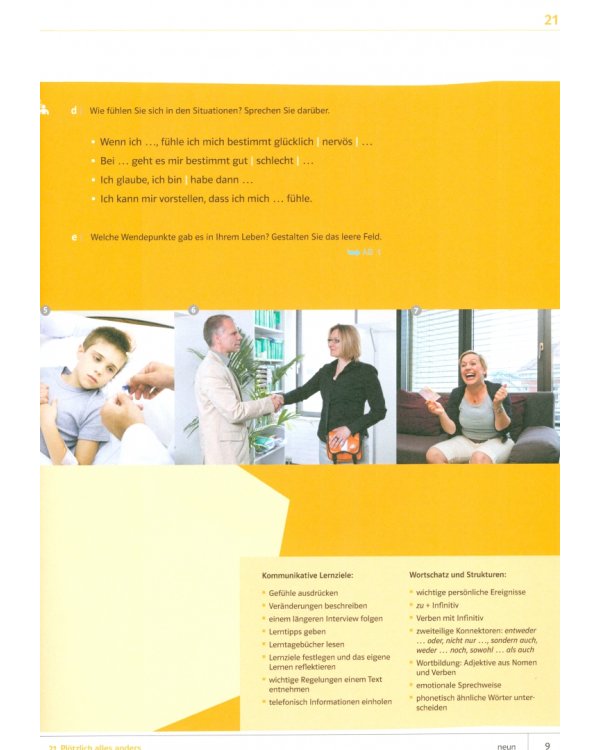 Aussichten. B1.1. Kurs- und Arbeitsbuch mit 2 Audio-CDs und DVD