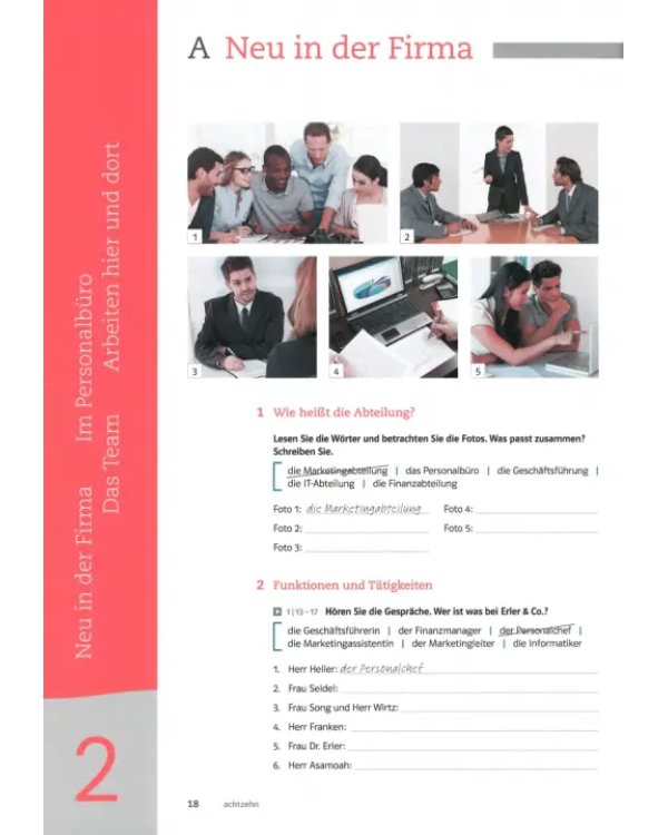DaF im Unternehmen A1. Kurs- und Übungsbuch mit Audios und Filmen