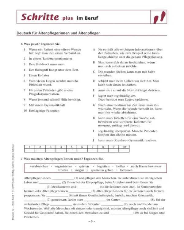 Schritte plus im Beruf. Übungsbuch. Deutsch für ... Ihren Beruf. Deutsch als Fremdsprache