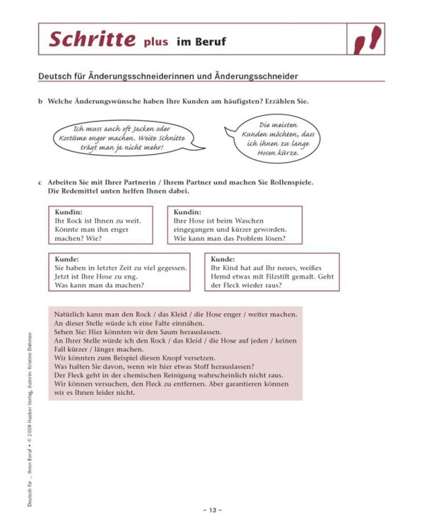Schritte plus im Beruf. Übungsbuch. Deutsch für ... Ihren Beruf. Deutsch als Fremdsprache