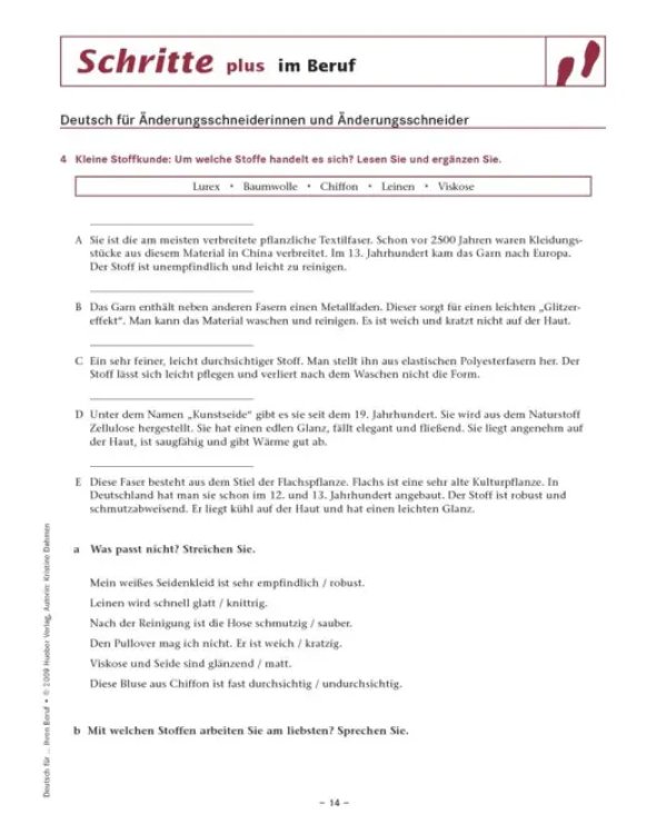 Schritte plus im Beruf. Übungsbuch. Deutsch für ... Ihren Beruf. Deutsch als Fremdsprache