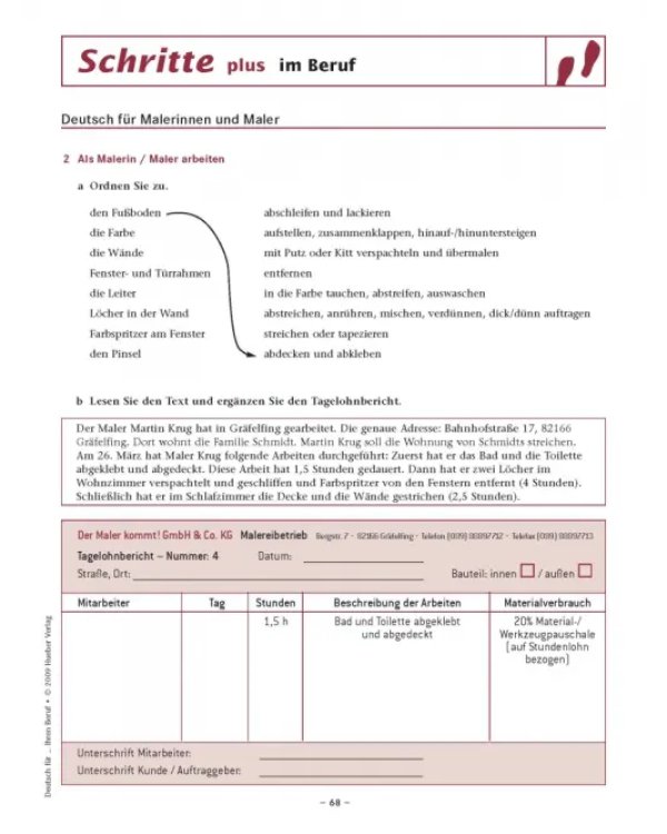 Schritte plus im Beruf. Übungsbuch. Deutsch für ... Ihren Beruf. Deutsch als Fremdsprache