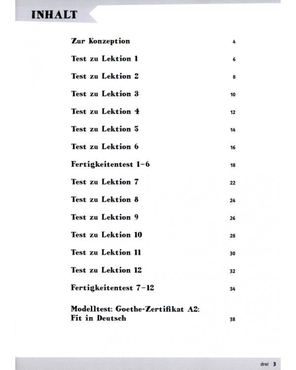Die Deutschprofis A2. Testheft mit Audios