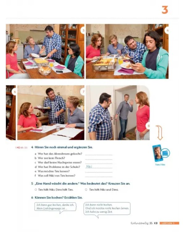 Schritte plus Neu 3. Kursbuch und Arbeitsbuch mit Audios online