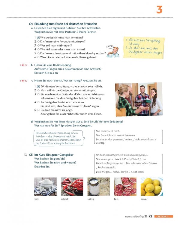 Schritte plus Neu 3. Kursbuch und Arbeitsbuch mit Audios online