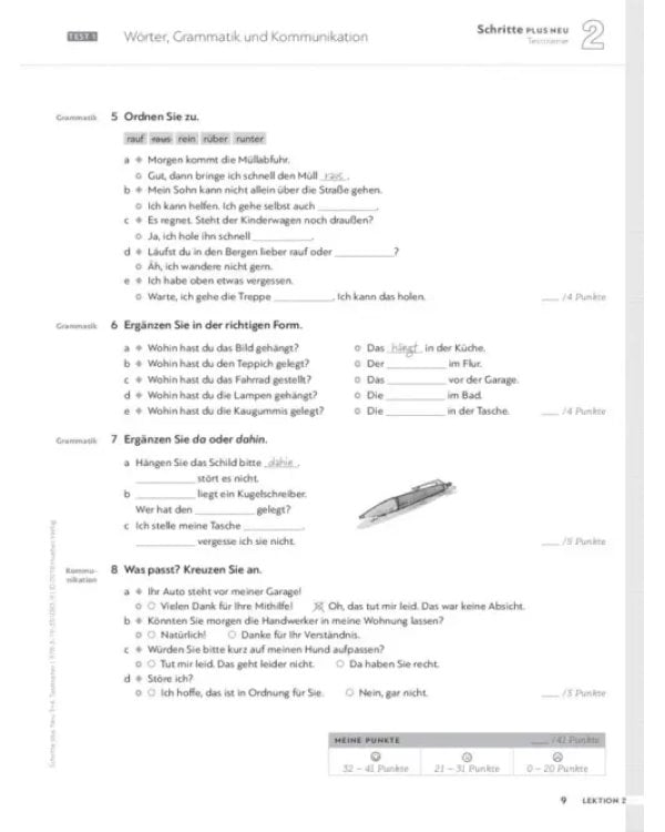 Дополнительное изображение книги «Schritte plus Neu 3+4. Testtrainer mit Audio-CD. Deutsch als Zweitsprache»