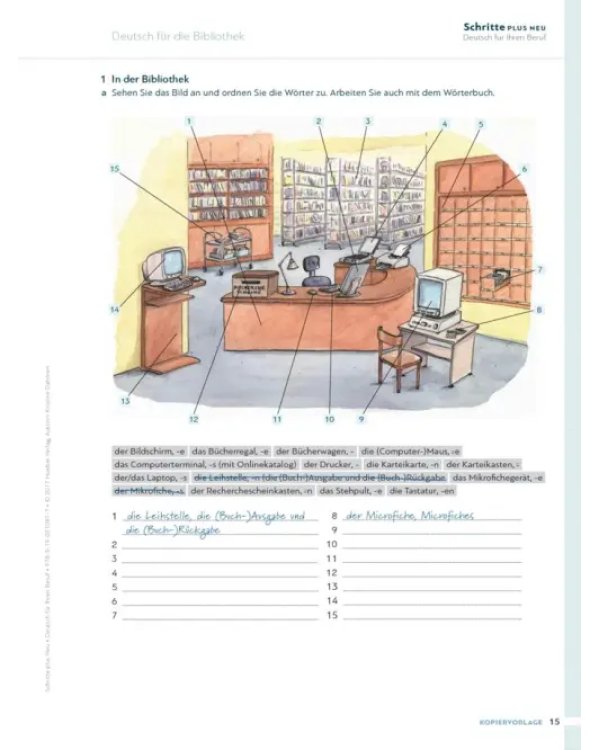 Schritte plus Neu 3–6 Deutsch für Ihren Beruf. Kopiervorlagen. Deutsch als Zweitsprache