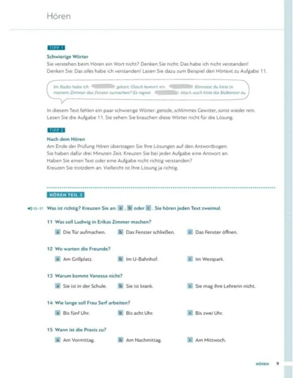 Дополнительное изображение книги «Schritte plus Neu. Prüfungsheft Start Deutsch 1 mit Audio-CD. Deutsch als Zweitsprache»