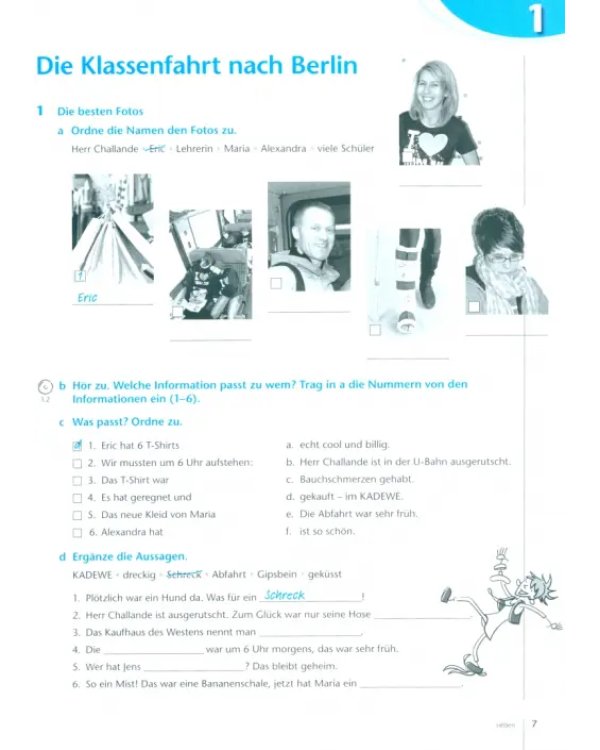 Geni@l klick A2.1. Deutsch als Fremdsprache für Jugendliche. Arbeitsbuch mit Audios und Videos