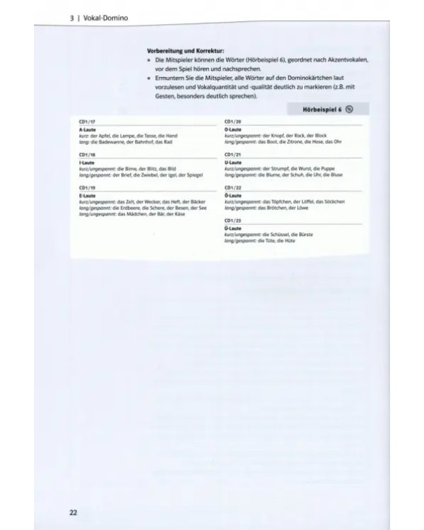 44 Aussprachespiele. Deutsch als Fremdsprache + 2 Audio-CDs + Online-Angebot